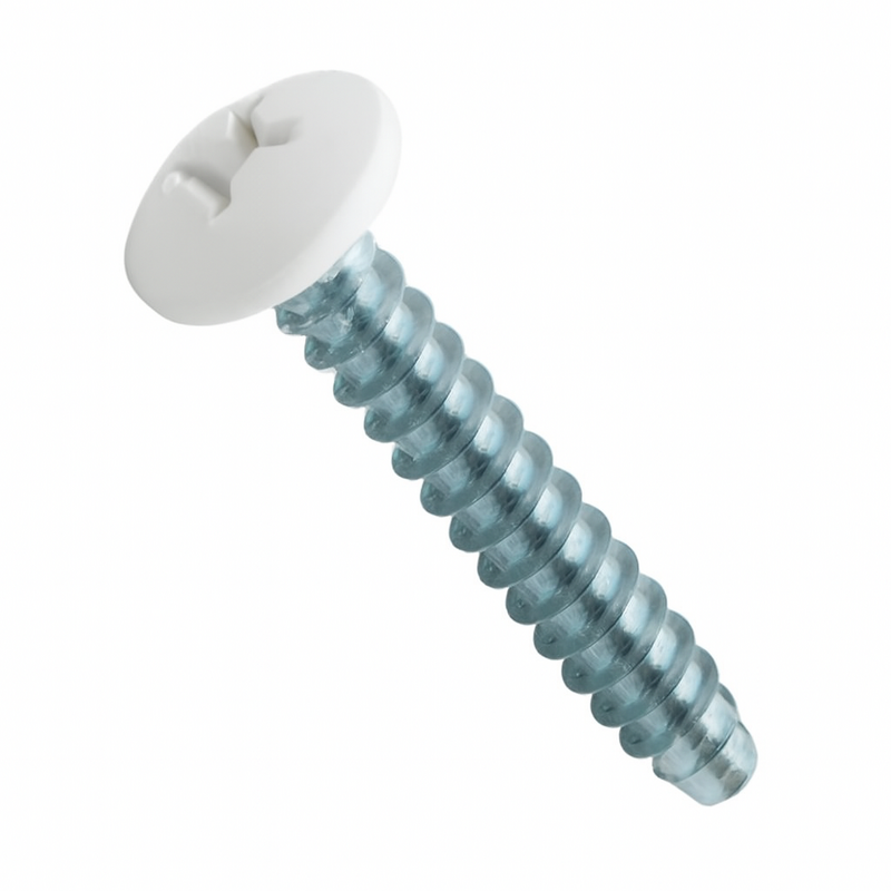 8B50SPP0Z/02WT 8B X 1/2 PHIL PAN SMS ZINC PT.#02 WHITE